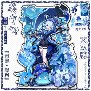 ของตกแต่งโต๊ะเล่นเกม Acrylic Layered Figure Game Fufufu Birthday Gift Anime Cartoon Collectible Pendants Stand Toy