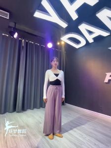 舞蹈裤古典舞练功服女飘逸阔腿裤现代舞形体服中国舞民族服装Dance pants Classical dance training clothes Women elegant wide leg pants modern dance body suit Chinese dance national costume