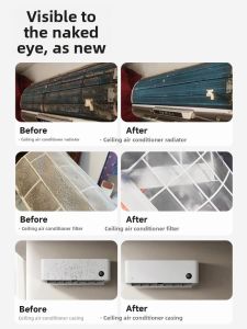 MONLEYTA | Home Use Air Conditioner Cleaner Foam Deep Cleaning Liquid Powerful Stain Removal No Need To Dismantle Or Rinse Full Set Tools