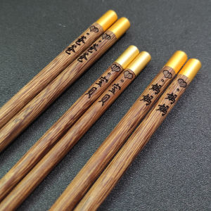 Bộ 3 Đôi Thìa Gỗ Không Sơn Không Cera Chống Trượt Kháng Khuẩn Chống Mốc Dùng Trong Gia Đình Thìa Gỗ Tròn Chữ Fu Cho Người Lớn