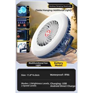 SUIYI | Portable Rechargeable Hanging Camping Fan Light