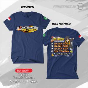 KAOS SARJANA JALANAN (tebal bahan combed 24s)