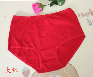 Pure Cotton Elastic Womens Underwear Shorty Briefs Comfortable mid Waist Butt Covering Soft Cotton Panties for Mothers