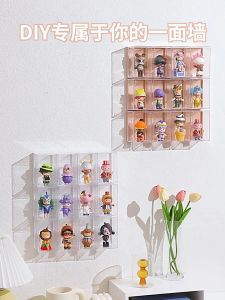 GREENIKA กล่องอะคริลิคใส ขนาดใหญ่ แบบติดผนัง เสียบการ์ดได้ กันน้ำ กันฝุ่น เก็บโมเดล ตุ๊กตา อาร์ตทอย