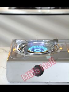 Double Burner Gas stove/Dapur Gas with Regulator stove stainless steel Dapur Gas Cooker stove