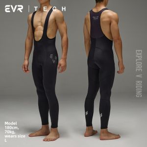 evr | EVR Mountain Bike Riding Pants Mens Fleece Lined Safety Belt Double Arrow Head Autumn Winter Warm Cold Resistant Long Trousers