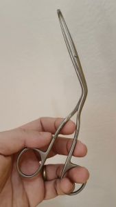 HILBRO-คีมหนีบสายเอ็นโด-04.0100.17 -MAGILL CATHETER INTRDUCING FORCEP 17cm-ที่จับสายเอ็นโด-ที่คีมสายเอ็นโด