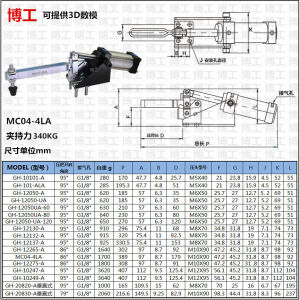 Bơm Khí Nhanh Bò Công GH 10101A 12050A 12130A 12265A Phụ Kiện Công Cụ Cầm Tay Bằng Kim Loại Trung Quốc Đại Lục