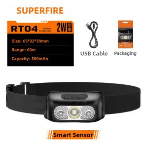 SUPERFIRE | Super Bright Induction Fishing Headlamp