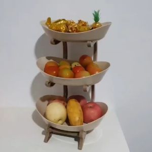 3 Layer Multipurpose Kitchen Organizer Fruit Stand Fruit Tray Table Organizer