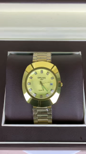 [Gift][With Box]ORUSS Original Brand Men Stainless Steel Calendar Luxury Luminous Waterproof Watch Analog Fashion Temperament Korean Automatic Quartz Wrist Watch For Men