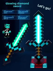 JIFANPAUL | Glowing Diamond Sword Night Light