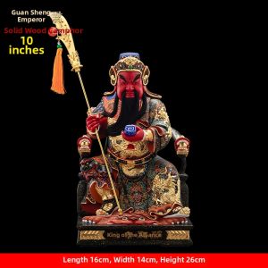 WANGJIXIANG | Guangong Carving Incense Camphor Wooden Statue