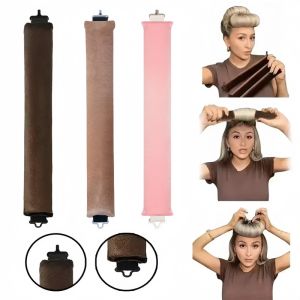 Heatless Curling Rod Headband Lazy Hair Curlers No Heat Hair Rollers Curls Sleeping Soft Flexi Rods with Hook Hair Styling Tools