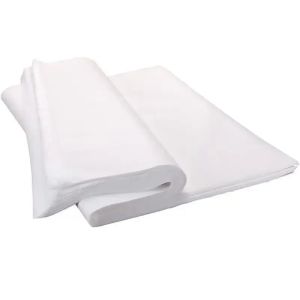 100pcs Disposable Face Cradle COVER Nonwoven หมอนกระดาษกันน้ํานวดสปาตารางสําหรับทิ้งความงาม Headrest COVER Pape