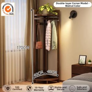 ZHUSHANXIA | Corner Space-saving Hat & Coat Rack