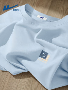 Warrior Brand Mens Short Sleeve T-Shirt Pure Cotton Fresh Texture Summer 2025 New Style Casual Loose Fit Daily Wear