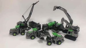 Xe Đồ Chơi Mô Hình Xe Công Trình Xe Múc Xe Cẩu Xe Ben Xe Ủi Chất Liệu ABS Cứng Cáp Dành Cho Bé