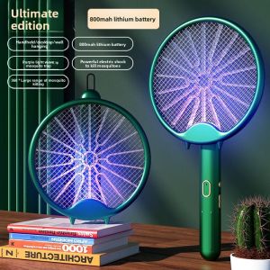 MONLEYTA | German Automatic Strong Electric Mosquito Killer Lamp Rechargeable Powerful Fly Swatter Two-In-One Home Use Mosquito Zapper