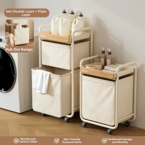 XIJIJIA | Elegant and Luxury Sectional Dirty Clothes Basket