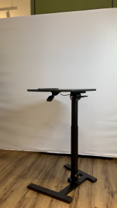 Foldable Overbed Table ★ Laptop Table ★ Portable Standing Desk ★ Adjustable Mobile Desk ★ Space Saving ★ Easy Setup