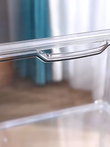 Next Day Acrylic Bag Storage Box Transparent Display Box Stackable Figurine Display Box