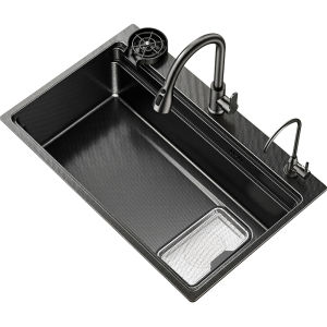 JIAYUN | Chậu Rửa Bếp Inox SUS304 Đơn Cỡ Lớn