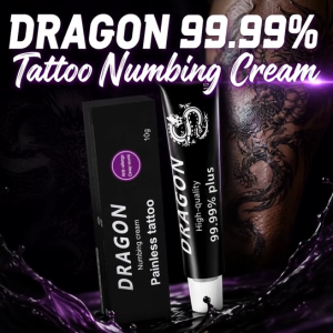 【STOCK】Dragon Strongest Korea Anesthetic Numbing Numb Cream (For Tattoo Laser Waxing Piercing) (10g)Tattoo numb cream