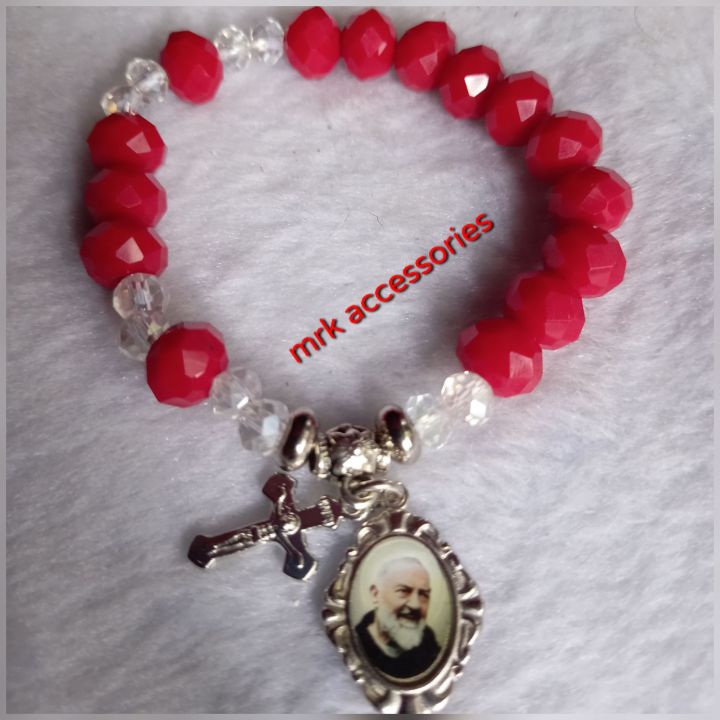 Padre pio rosary deals bracelet