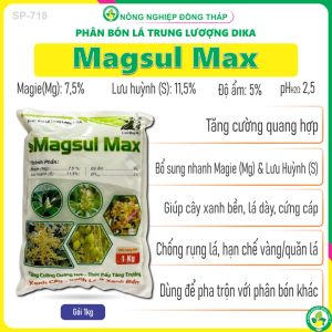 Bột Phân Bón Magsul Max Tăng Cường Quang Hợp & Tăng Trưởng Cây Xanh - Gói 1Kg