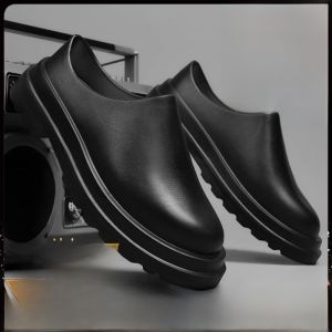 รองเท้าบู๊ตกันฝนกันน้ำกันลื่นสำหรับผู้ชายในช่วงฤดูร้อน กันลื่น ทนทานต่อการสึกหรอ รองเท้าบู๊ตทรงสั้นแบบลำลอง รองเท้าบู๊ตหิมะ รองเท้าบู๊ตว่ายน้ำ รองเท้าบู๊ตตกปลา