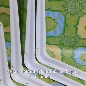 Siku Rak siku dinding warna Putih Berbagai Ukuran Merk Eifel