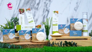 สบู่น้ำนมข้าวและเซรั่มน้ำมันมะพร้าว Vgarden แถม 10 ชิ้น บัตรชมสวนฟรี 2 ใบ