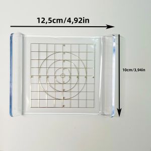 Dụng Cụ Ép Đất Sét Hình Chữ U Để Điêu Khắc Gốm Thủ Công Tự Làm Dày Dặn Có Vạch Chia Khuôn Ép Đất Sét Nhựa Hình Chữ Nhật