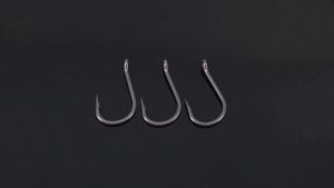 50pcs Coating High Carbon Stainless Steel Micro Barbed Fish Hook Carp Fishing Hooks 8009 Fishing Tool Accessories