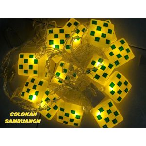 Dekorasi Lebaran dengan Lampu LED Hias Ketupat