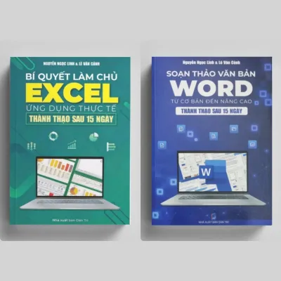 Combo 2 Cuốn Bí Quyết Làm Chủ Excel Ứng Dụng Thực Tế & Soạn Thảo Văn Bản Word Từ Cơ Bản Đến Nâng Cao
