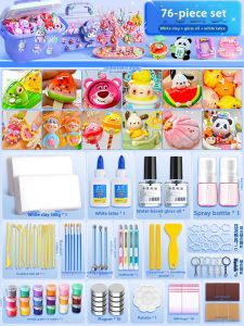 Transparent Free Resin Clay Set DIY Handicraft Material