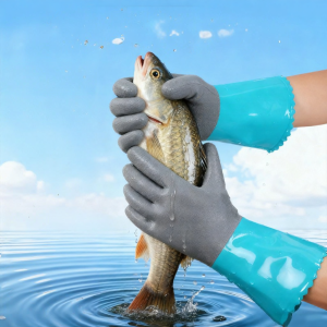 TAODUN | Waterproof Prick-Resistant Wear-Resistant Protective Rubber Gloves Long Sleeve