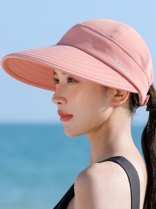 XUELINLU | Sun Protection Hat with Wide Brim Hollow Top Duckbill