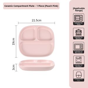 Ceremonious Partitioned Lightweight Low Calorie Meal Plate