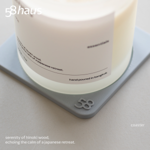 58haus | coaster ถาดรองเทียนหอม
