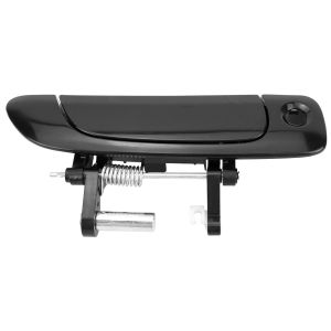 Black Unpainted Front and Rear Door Handles Suitable for Honda Civic 2001-2005 Models