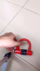 [Siêu Sale Rẻ ⚡]Ổ khoá số khoá 4 số chữ U HD loại cao cấp an toàn chống trộm bảo mật cao có thể thay đổi mật mã SM