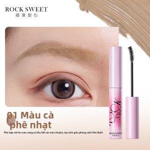 ROCK SWEET | Keo Tint Mày Chống Nước Dài Lâu Màu Nâu Hồng
