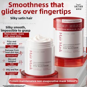 VETES | Repairing Hydrating Smoothing Protein Restoring Damaged Frizz Reducing Hair Mask
