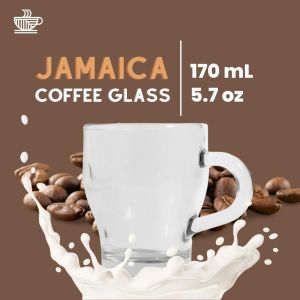 JAMAICA Coffee Glass: Cangkir Kaca & Cangkir Kopi Berkualitas