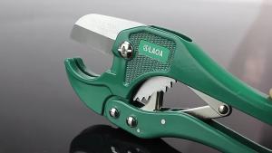LAOA | LAOA Pipe Cutter 42mm Heavy Aluminum Alloy Ratchet Self-Locking 5CR13 Blade Tube Cutter for Copper Pipe PVC Pipe Cutting Tool