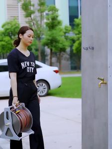 Bộ khung rulo inox cùng dây 05 lớp kết hợp súng phun đa năng ...dùng để tưới cây rửa xe...