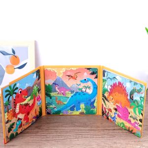 COOLTOY Buku Puzzle Magnet / Booklet Magnetic Puzzle 3 in 1 Dengan 5 Step Variasi Mainan edukasi anak